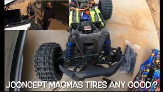 Xmaxx JConcepts magmas Tire Any Good? Or To Heavy causes damage? Meet up bashing XRT Kraton