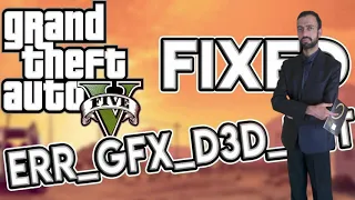 How to Fix ERR GFX D3D INIT error in GTA 5 (GTA V) 100% Fixed 2021