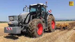 Feldarbeit in Italien - ALPEGO Landtechnik Traktoren in der Landwirtschaft fräsen, grubbern und säen