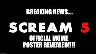 Scream 5 Official Movie Poster Revealed!!