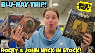 ROCKY 4K STEELBOOK AND JOHN WICK BOXSET FOUND AT BEST BUY!!! Did I Pickup Every New Release?!?