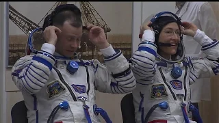 NASA Television Video File  Expedition 59-60 Soyuz MS 12 Launch