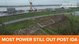 Power still out, frustrations grow after Hurricane Ida