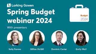 Spring Budget Webinar March 2024