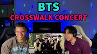BTS Performs a Concert in the Crosswalk (Reaction)
