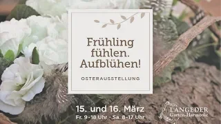 Langeder Gartenharmonie ★ Osterausstellung Trendthema 3: FARBSTARKER GARTEN