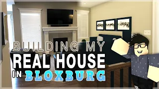 Building My REAL HOUSE in Bloxburg!