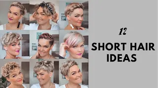 How to style a short Pixiecut | 12 ways to style short hair | Salirasa