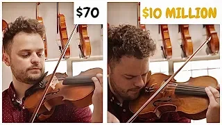 CHEAP vs EXPENSIVE violins - Can you hear the difference?