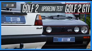 UPOREDNI TEST GOLF 2 vs GOLF 2 GTI///TEST SERIJAL 2/7