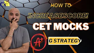 CET Mocks How to Increase Score! G Strategy