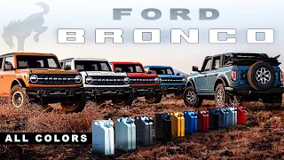 2022 Ford Bronco - Color Options Already Available for Sale in 2021