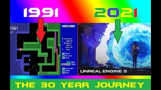 Epic Games 30 Year Evolution (1991 - 2021) ZZT to Unreal Engine 5