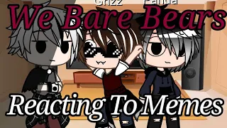 We Bare Bears Reaction to Memes||Gacha club||Part 1||#Webarebears #Gachaclub