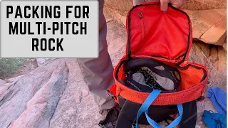 Packing for Multi Pitch Rock Climbing