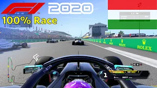 F1 2020 - Let's Make Hamilton 7x World Champion #13: 100% Race Hungary
