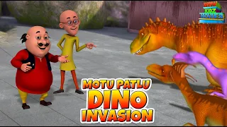 Motu Patlu | Kids Cartoon | Motu Patlu Dino Invasion | Full Movie | Wow Kidz | #spot