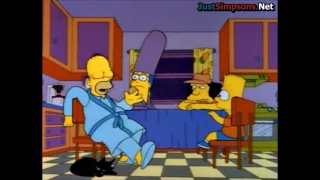 The Simpsons: "Thou shalt not take moochers into thy hut"