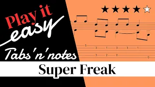 Super Freak - Rick James guitar tab & notes