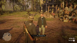 Trelawny Will CONFRONT You If You Find Him And His Family In Saint Denis - Red Dead Redemption 2