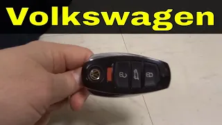 How To Remove Emergency Key From Volkswagen Touareg Key Fob-Tutorial