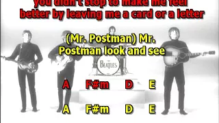 Please Mister Postman Beatles mizo lead vocals lyrics chords cover