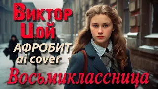 Виктор Цой - Восьмиклассница (ai cover в зажигающем и позитивном стиле афробит), Виктор цой ai cover