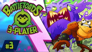 Battletoads - #3 - TOAD-SHAM-BO!! (3-Player Gameplay)