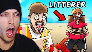 Reacting to Mr Beast Saves The Ocean! (Funny)
