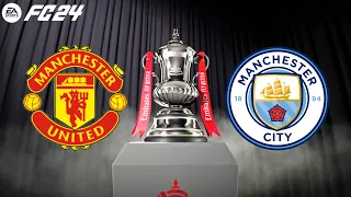 FC 24 | Manchester United vs Manchester City - The FA Cup Final - PS5™ Full Gameplay