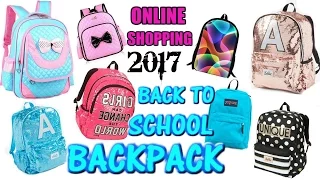 BACK TO SCHOOL BACKPACK " ONLINE SHOPPING " ALISSON