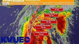 LIVE: Tracking Hurricane Ian as it becomes at Category 3 hurricane | KVUE