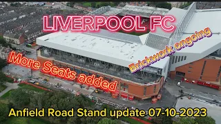 LIVERPOOL FC Anfield Road Stand update 07-10-2023