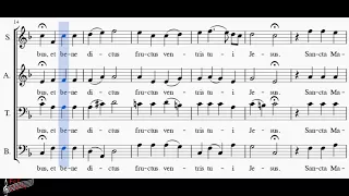 Choir/chór - J. Arcadelt - Ave Maria - Alto + score