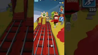 subway surfers super fast running speed ||Minecraft #shorts #shortsfeed #ytshorts #subwaysurfers #1k