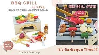 PANGGANGGG!!! It's time for barbeque. Review Mainan super lengkap Wooden Toys Review