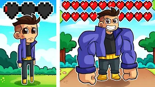 MINECRAFT pero TUS CORAZONES = TU FUERZA 😱❤ HARDY y TROLERO