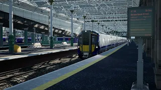 Train Sim World 3 - Class 385 departing Edinburgh with tones
