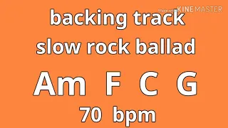 EP.4 backing track slow rock ballad 70 bpm