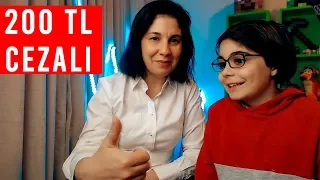 ANNEMLE 200 TL CEZALI FORTNİTE CHALLENGE (Türkçe Fortnite)