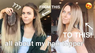 All About My Hair Topper | Halo Couture "The Fall" Hair Extension | Demo, Review & FAQs!