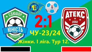 28.04.2024р. "Юність" (Чернігів) - "Атекс" (Київ). Рахунок 2-1.