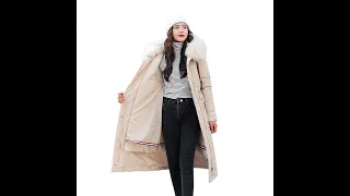 Женская парка, пальто, имитация кроличьего меха, съемная подкладка, пальто с капюшоном, большой