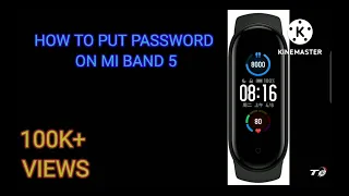 How to add password on mi band 5 , But ya kya ho gaya .......