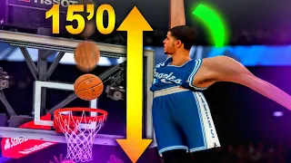 15 FOOT Glitched MyPlayer With INSTANT Ankle Breaker In NBA 2K19... | DominusIV