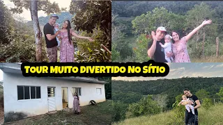 TOUR NO NOSSO SÍTIO ANTES DA TRANSFORMAÇÃO + CAI NO BURACO 😂🤭