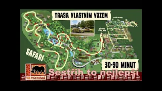 Safari Park Dvůr Králové - Trasa vlastním vozem /CZ,SK/