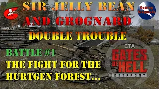 Sir Jelly Bean and Grognard Game #1 - The Battle for the Hurtgen Forest