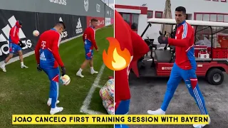 🔥 Joao Cancelo First Training Session with Bayern Munich