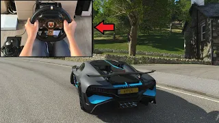 Forza Horizon 4 - Bugatti Divo (Logitech g920 Steering Wheel + Paddle Shifters) Gameplay